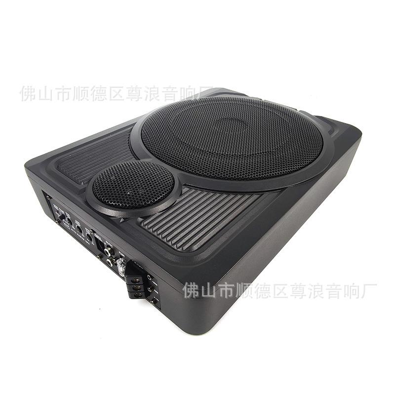 汽车座椅音响2v载专用超车重低1音车改装座位下24v超用薄UOP低音