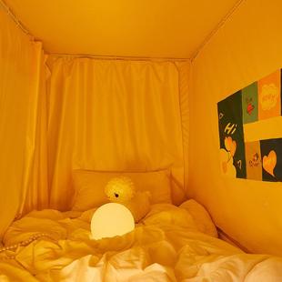 202VEC5新款 寝室上包铺专下用遮单人全 学生宿舍蚊帐光床帘一体式