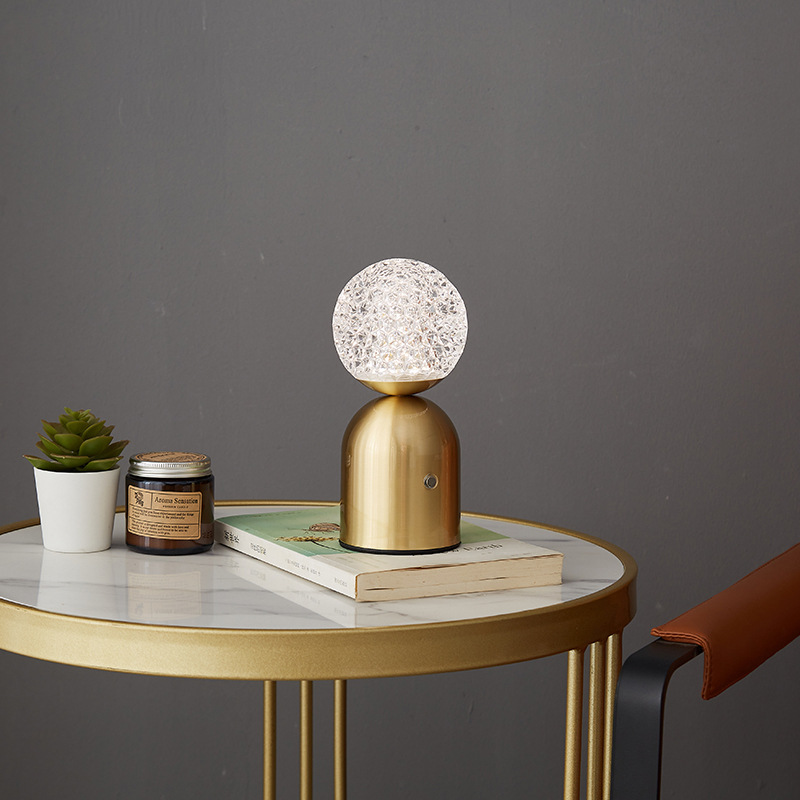 全铜户外充电台灯卧室酒清吧台咖啡厅书房桌面氛围灯小夜灯便携灯