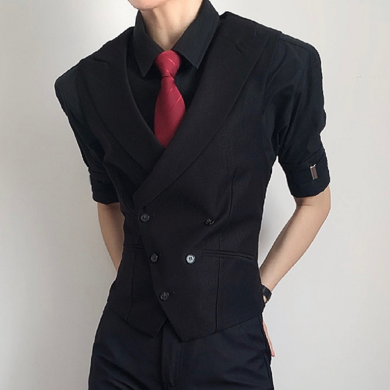 LNCR林下西装马甲男款高级痞帅修身职业装夏秋枪驳领中性风休闲,男装,常规马甲,淘宝优惠券,粉丝福利购,淘宝优惠卷