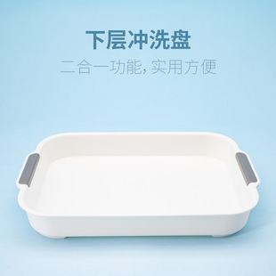 角膜塑形镜沥水托盘RGP硬性眼镜护理清洗接水盆OK镜冲洗晾干工具