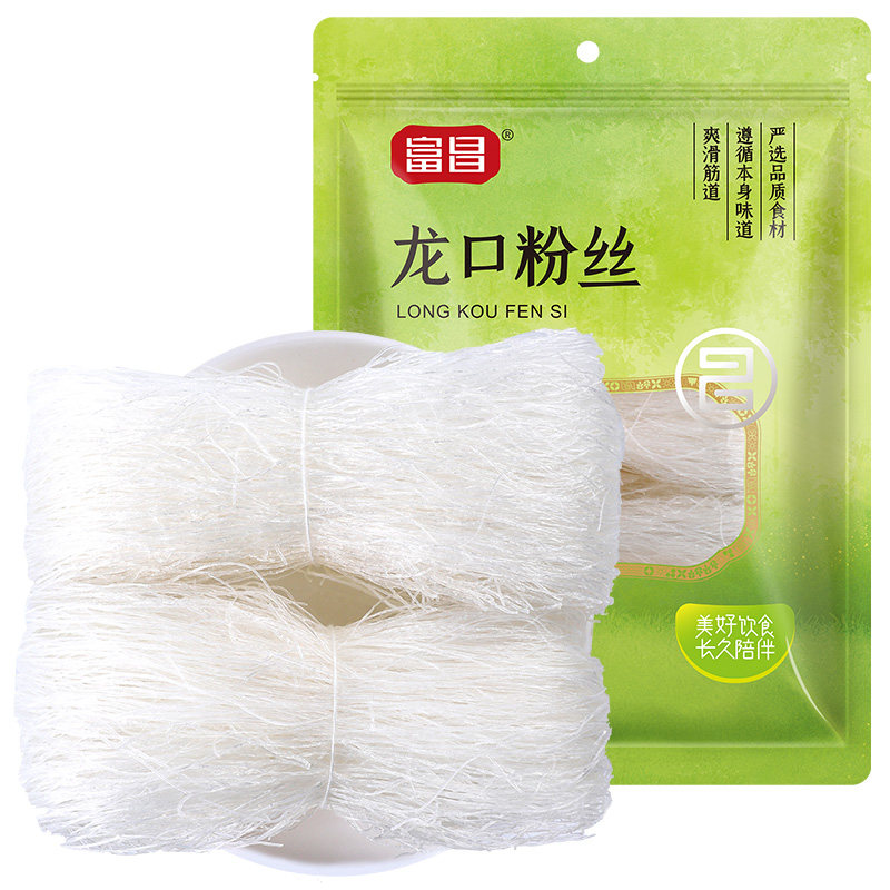 富昌龙口粉丝米线干货500g米线花甲扇贝方便山东招远细粉丝米粉,粮油调味/速食/干货/烘焙,干货粉条粉丝/蕨根粉/苕皮,淘宝优惠券,粉丝福利购,淘宝优惠卷