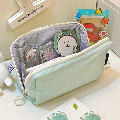 ins风女生高颜值薄荷青吐司笔袋