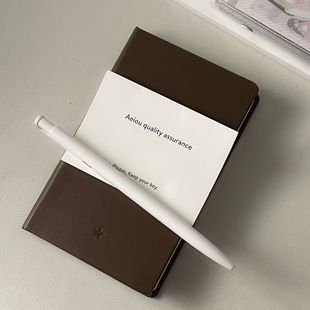 巧克力A6空白内页硬壳笔记本ins简约高颜值学生手账日记事笔记本