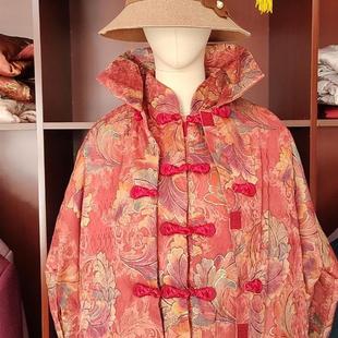 高档真丝纯棉香云纱寿服殡葬女款 全套女士冲喜衣服新寿衣中式