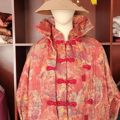 高档真丝纯棉香云纱寿服殡葬女款全套女士冲喜衣服新寿衣中式