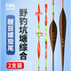 川泽2支装 LX螺旋尾浮漂高灵敏鱼漂加粗醒目大物防风抗走水野钓漂