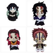 Plush 动漫Demon Muichiro Tokitou 鬼灭之刃周边毛绒玩具 Slayer