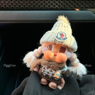 原创 哭娃crybaby沙滩小憩咕噜咕噜娃衣毛线帽费尔岛秋冬套装