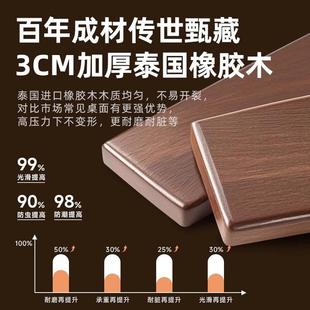 实木电动升降桌电脑桌学习书桌家用卧室电竞桌可升降办公桌工作台