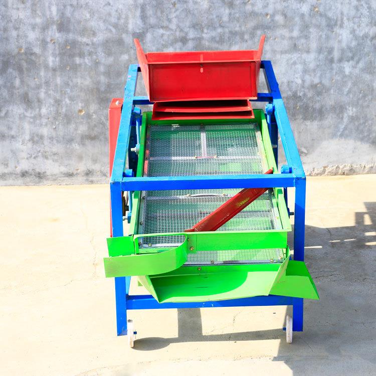 海南青海绿豆黄豆杂筛震选机花椒动型筛去选粮食筛选机清选水稻