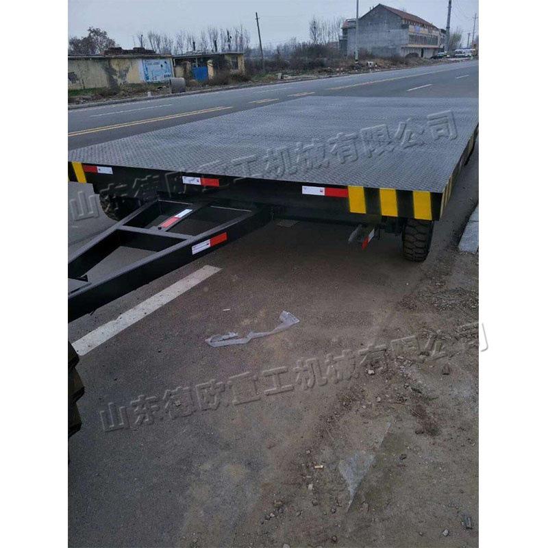 集装车箱用搬运 工货物重载运输挂业车引牵式拖车flatbed trailer
