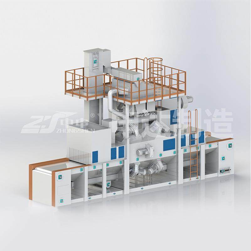 除锈清理HVX机抛除锈过式通抛丸清理机网丸带通过式抛丸机清理机