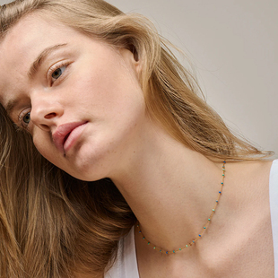 Lola 琺瑯彩珠 Copenhagen Choker 項鏈［丹麥設(shè)計師］ ENAMEL