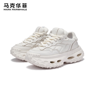 厚底增高鞋 2025新款 子潮鞋 老爹鞋 马克华菲男鞋 轮胎休闲运动鞋 秋季
