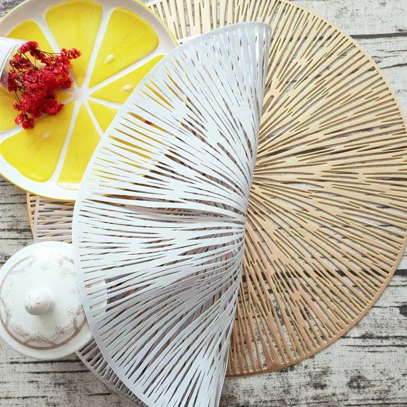 Round Coaster Insulation Table Mats Pads Plastic Table .Plac