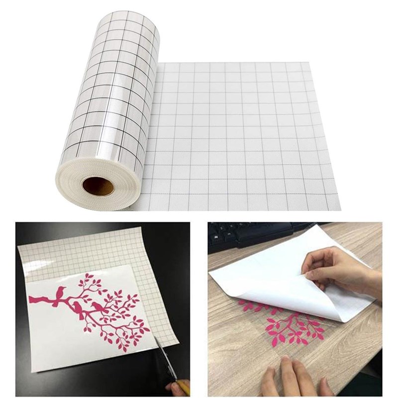 Transfcer Paper Vinyl Tape Roll Premium Clear Adhesive