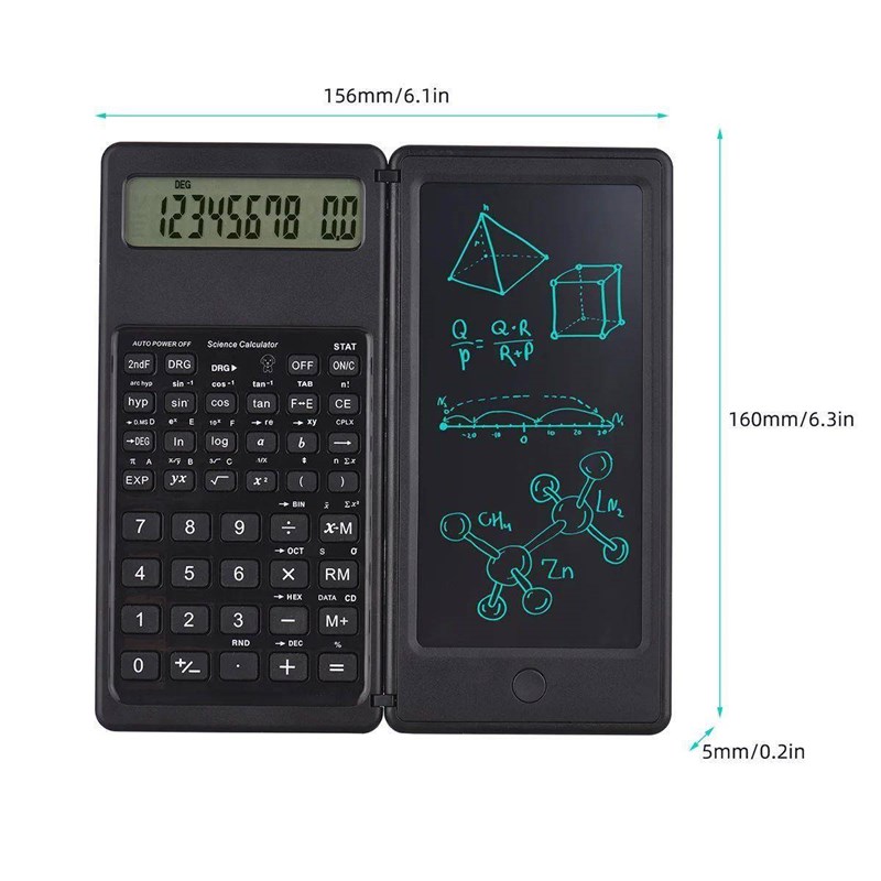 Foldable Scientific Calculator 10-Digit Digital LarWge Displ