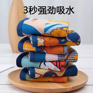 四层100%纯棉纱布方巾吸水不掉毛加厚婴儿a类口水巾儿童小毛巾