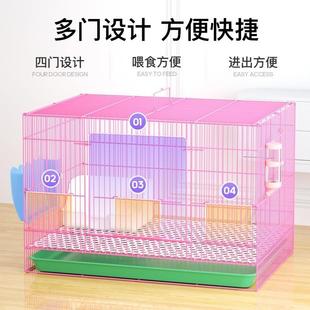 热销兔笼自由空间宠物超大兔子卢丁鸡笼子超大号室内家用养殖专用