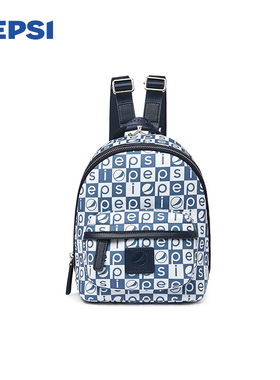Pepsi百事时尚个性字母印花双肩包女通勤小众包轻奢感百搭电脑包