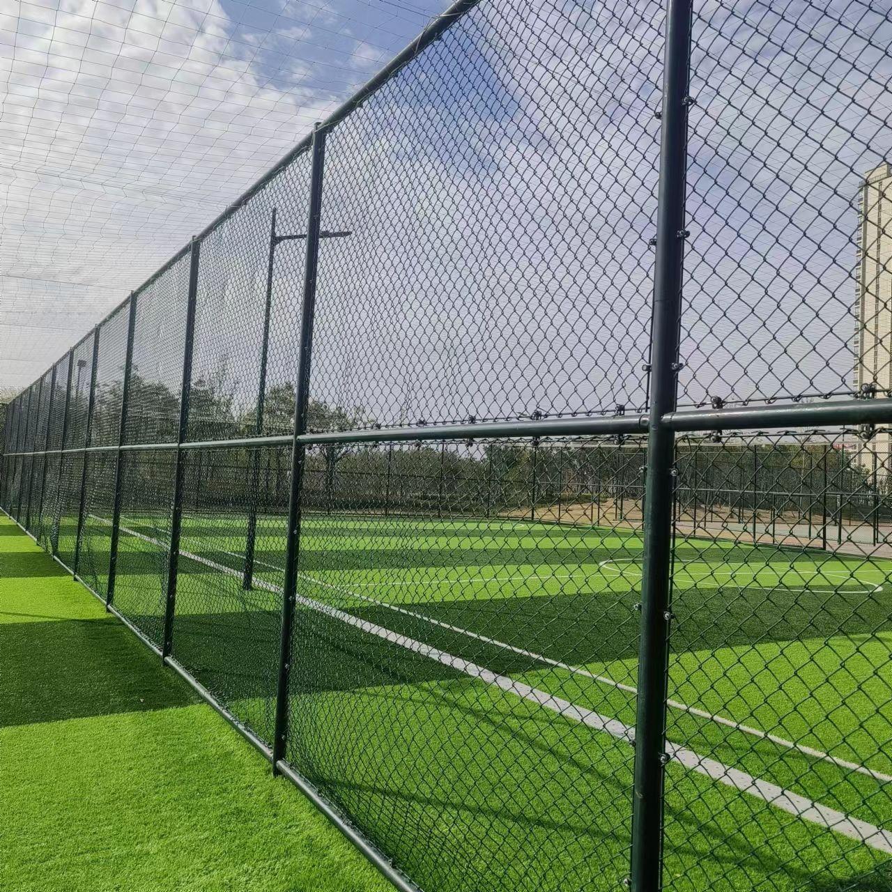 天津现货球场护栏学校操场隔离网育球场防护FAL勾花足球网篮体场