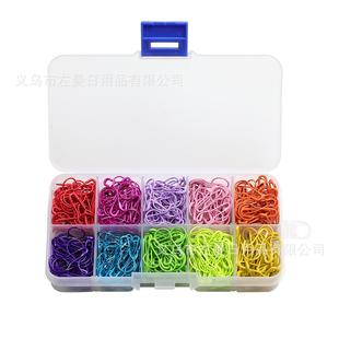 吊牌安全锁针扣 跨境金属葫芦别针葫芦型小别针DIY彩色记号扣服装