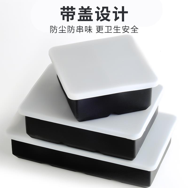 EAO4冻冰块模具球形硅胶冰格带盖大方形威士忌冰球酒吧调酒制冰粒