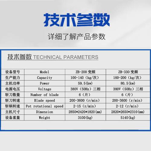 12提自动斩拌机 大型变频斩拌机全厂5家直销 HIZ带升上料斩拌机
