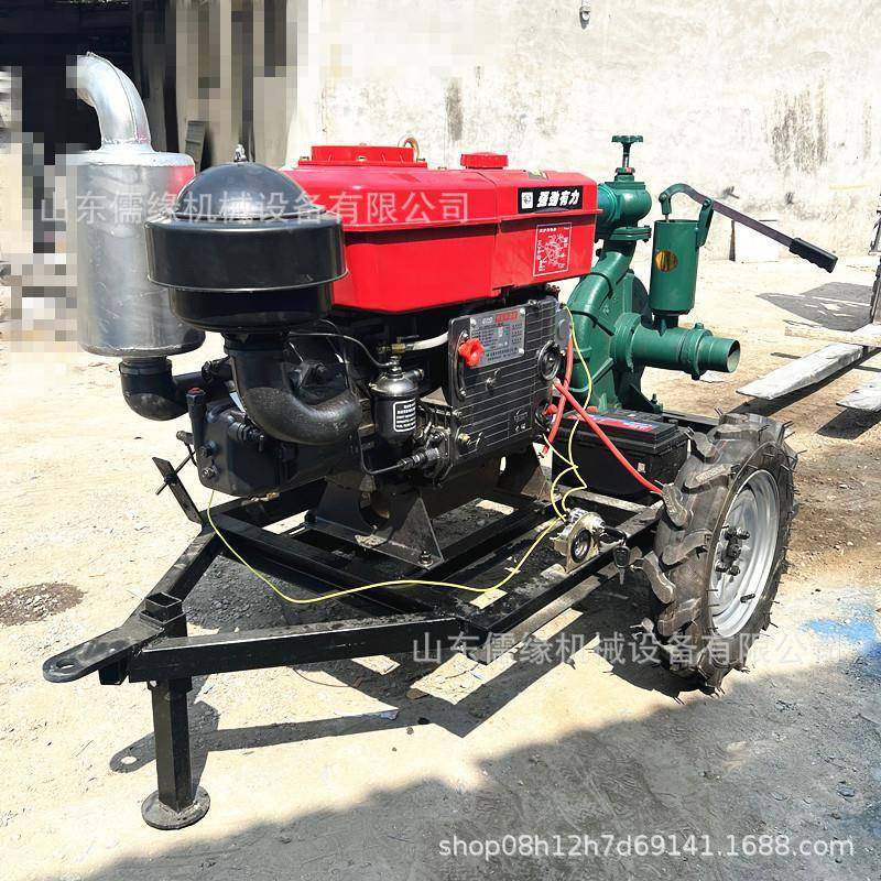 式柴油抽水泵汛 敞开式叶轮双吸混流泵 车防排拖涝离心泵