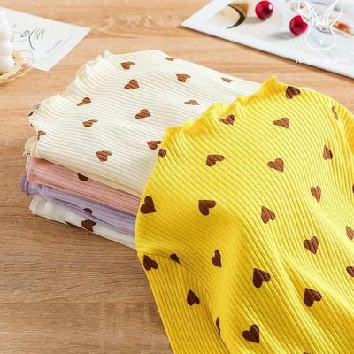 儿童打底衫女童秋装2024新款女孩纯棉秋衣春秋冬宝宝长袖t恤上衣