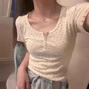 可爱甜美纯欲外穿内搭碎花小吊带背心女夏季 上衣 修身 显瘦打底短款
