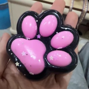 黑色果冻猫爪无毛捏捏乐混搭风格 解压玩具袋盲袋捏乐神器减压礼品