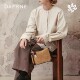 时尚 Daphne 达芙妮2025新款 真皮包秋冬通勤手提包外出纯色腋下包