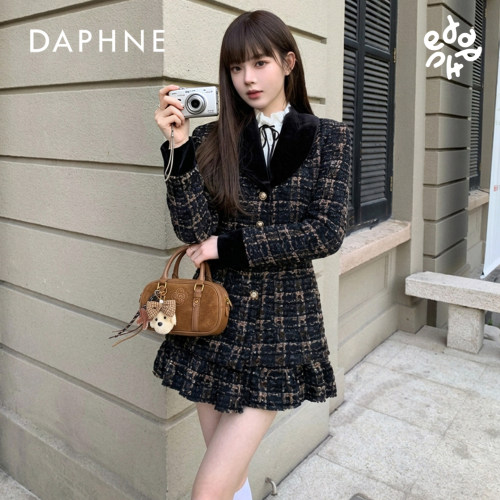 Daphne/达芙妮保龄球包浪漫约会穿搭2026新款小众高级复古风女包