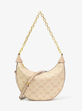 达芙妮Daphne印花经典轻奢女单肩斜挎包复古10317