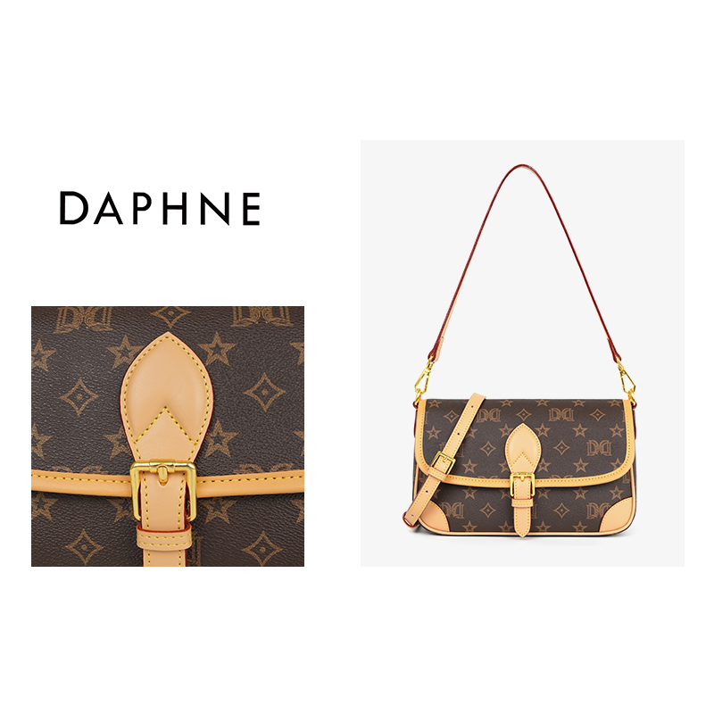 达芙妮Daphne印花法棍单肩斜挎包10326（大号）