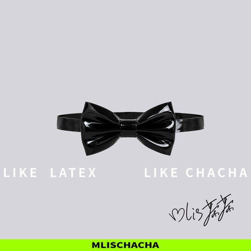 MLISCHACHA-mlis茶茶高级量身定制 乳胶领结马来胶片latex时尚