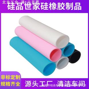 硅胶管裁切蠕动泵管 硅胶套管硅胶软套管食品级黑色硅胶管长短款