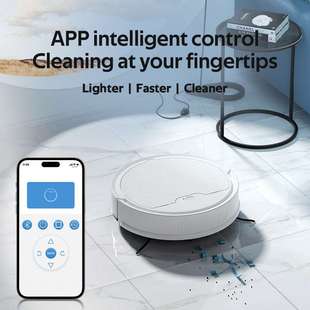 Smart Robotic Vacuum Cleaner for Home, Automatic obowai OB8S