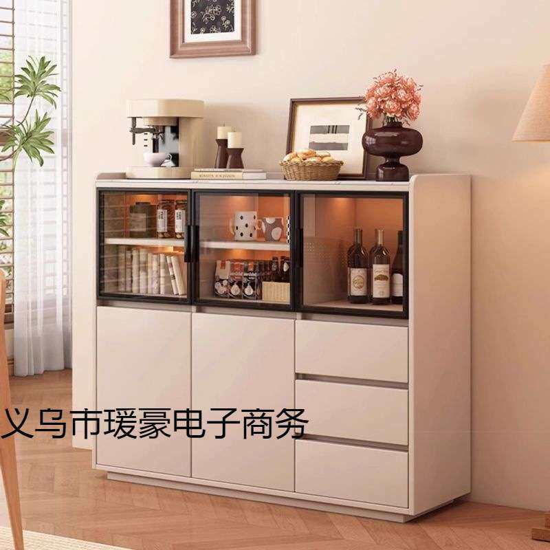 实木餐边柜客厅一体靠墙茶水柜现代简约家用落地置物柜厨房储物柜,3C数码配件,其它配件,淘宝优惠券,粉丝福利购,淘宝优惠卷