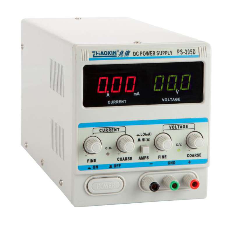 兆信可调直流稳压电源PS-305D数显线性30v5恒压恒流实验室电源