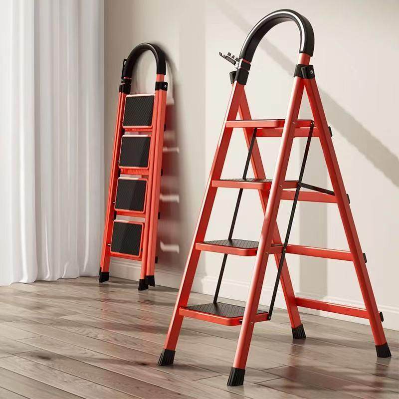 家用梯子室内多功能便携六步人字梯加厚折叠扶梯伸缩升降叉梯收纳