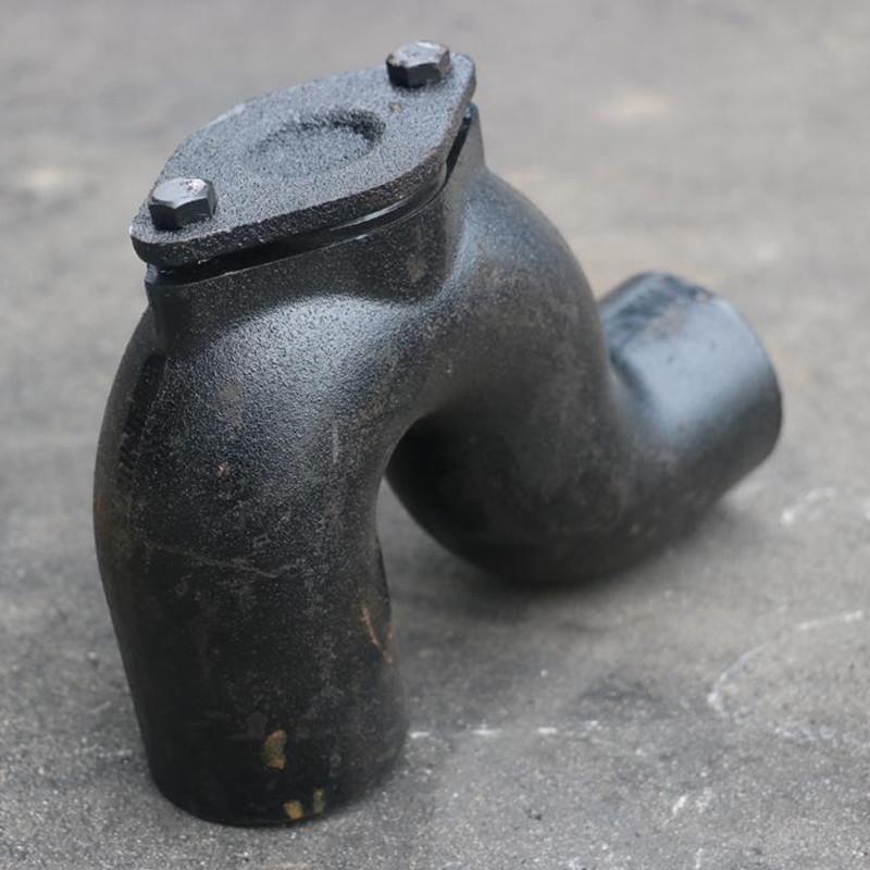 柔性铸铁管W型P门弯反水存水弯DN5C0 75 100下水排水管件接头配