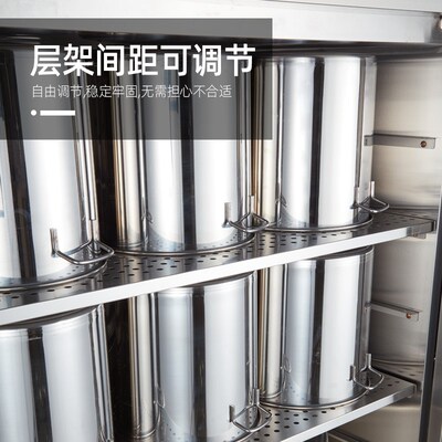 高温不锈钢汤桶饭桶菜盆方盘消毒柜商用学校幼儿园U热风循环大容