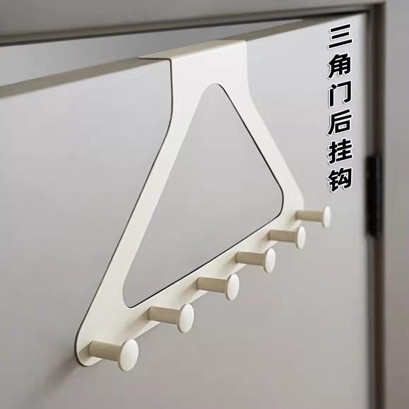 门后挂钩挂衣架卧室转角挂衣钩衣柜侧面衣帽架免打孔门上衣服挂架
