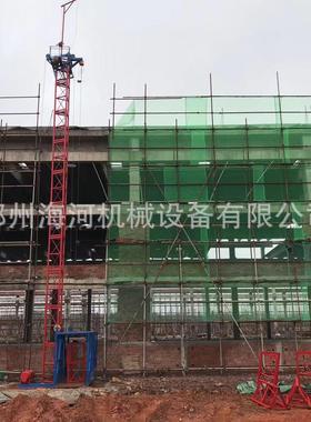 202料1施工升降机SS1001吨笼降机 建筑单附墙施工单升笼吊物升降