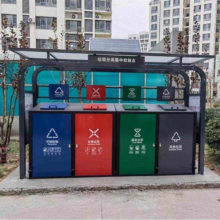 厂家直容销户外大4量四分MMT-9200类踏垃圾箱内置20升塑料脚桶大