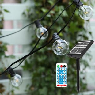 跨5境新款 户外LUNNED太阳能G40灯串防雨E12串灯院日G0圣节庭诞装