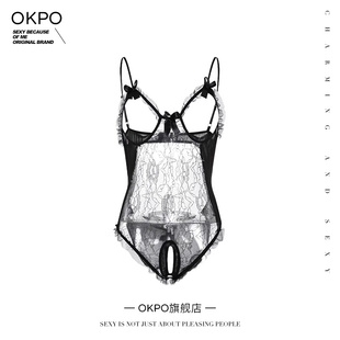 开裆情趣内衣2025新款性感免脱大码连体小胸显大睡衣诱惑可爱纯欲